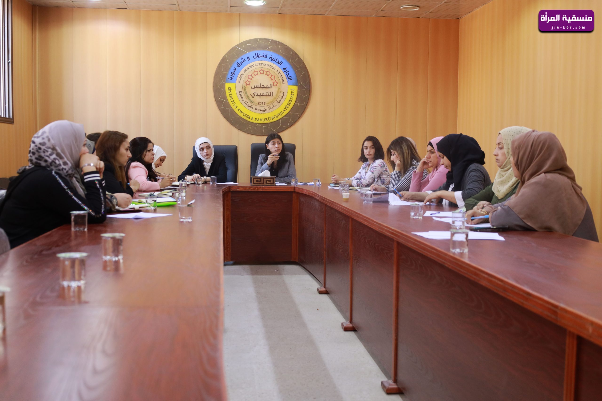 هيئة المرأة في الإرادة الذاتية تعقد اجتماعها الشهري مع الهيئات واللجان التابعة لها