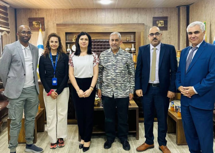 وفد من جنوب أفريقيا يزور المجلس التنفيذي للإدارة الذاتية