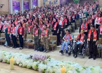 انطلاق فعاليات الكونفرانس الثالث لمجلس المرأة لعوائل الشهداء في رميلان