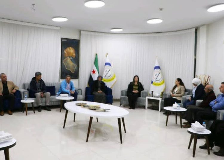 دائرة العلاقات الخارجية تبحث ملف المهجّرين مع وفد لجنة مهجّري الشهباء