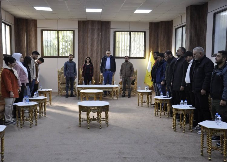 بحضور الهيئة الرئاسية لدائرة الاعلام.. اجتماع للصحفيين في مقاطعة الفرات