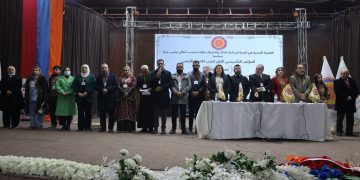 وفد من الإدارة الذاتية يشارك بالمؤتمر التأسيسي الأول لحزب الاتحاد الأرمني في الحسكة