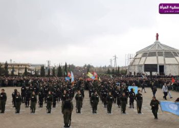 تشييع أبطال مقاومة الشيخ مقصود والأشرفية إلى مثواهم الأخير في مزار الشهيدة دجلة بكوباني